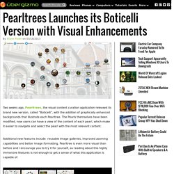 Pearltrees Launches its Boticelli Version with Visual Enhancements