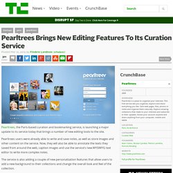 Pearltrees Brings New Editing Features To Its Curation Service