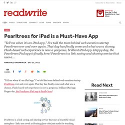 Pearltrees for iPad is a Must-Have App