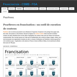 Pearltrees – Francisation – CSMB – FGA