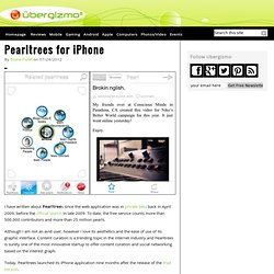 Pearltrees for iPhone