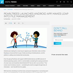 Pearltrees launches Android app, makes leap into file management