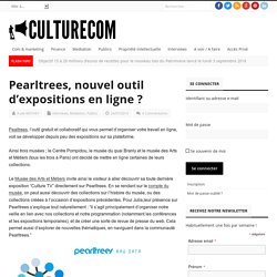 Pearltrees, nouvel outil d’expositions en ligne ?