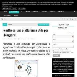 Pearltrees: una piattaforma utile per i bloggers!