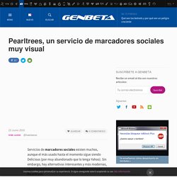 Pearltrees, un servicio de marcadores sociales muy visual