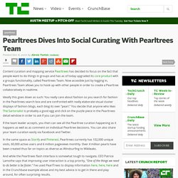 Pearltrees Dives Into Social Curating With Pearltrees Team
