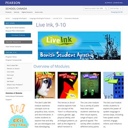 Pearson School Canada: Live Ink, 9-10