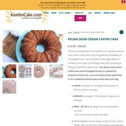 Delicious Pecan Sour Cream Coffee Cake