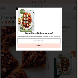Pecan Pie Bars (Vegan + GF) - Minimalist Baker Recipes