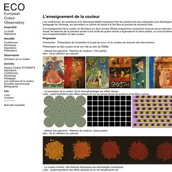 ECO: Observatoire européen de la couleur