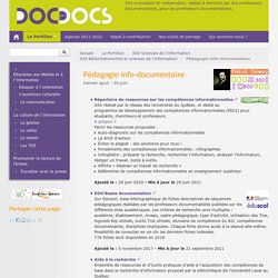 Pédagogie info-documentaire - Doc pour docs
