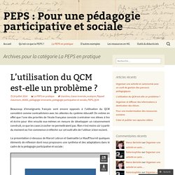 PEPS : Pour une pédagogie participative et sociale