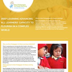 New Pedagogies for Deep Learning