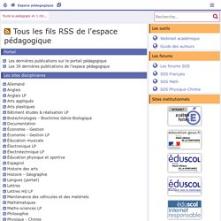 Espace pédagogique - Académie de Poitiers - Toute la pédagogie en 1 clic...