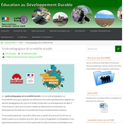 Guide pédagogique de la mobilité durable – Education au Développement Durable