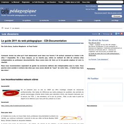 Le guide 2011 du web pédagogique : CDI-Documentation