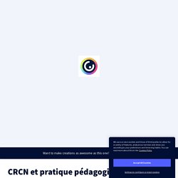 CRCN et pratique pédagogique par fabienjoubert19 sur Genially