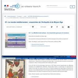  Portail pédagogique académique : H1- Le monde méditerranéen : empreintes de l’Antiquité et du Moyen Âge