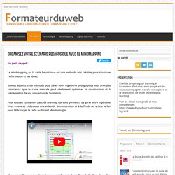 Organisez votre scénario pédagogique avec le mindmapping