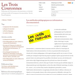 Les méthodes pédagogiques en information-documentation