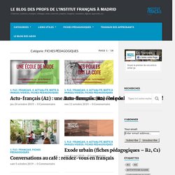 FICHES PÉDAGOGIQUES – Le blog des profs de l'Institut Français