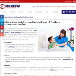 Pediatric Care Insights: Health Conditions of Toddlers