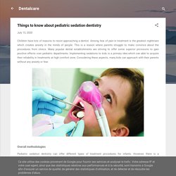 Things to know about pediatric sedation dentistry