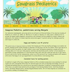 Sawgrass Pediatrics, Pediatricians Serving Margate Since 1994