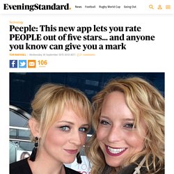 Peeple: This new app lets you rate PEOPLE out of five stars... and anyone you know can give you a mark