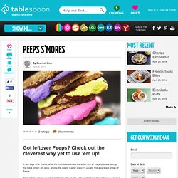 Peeps Recipe for S'mores