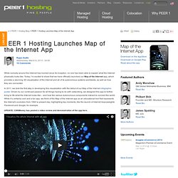 PEER 1 Hosting Launches Map of the Internet App