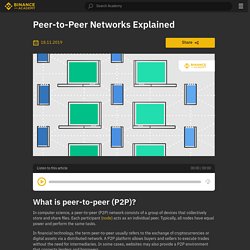 Peer-to-Peer Networks Explained