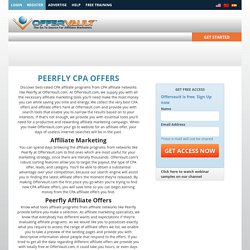 Peerfly CPA Offers