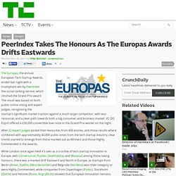 PeerIndex Takes The Honours As The Europas Awards Drifts Eastwards