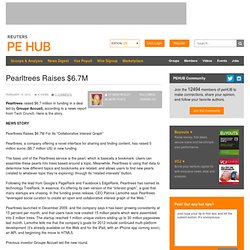 Pearltrees Raises $6.7M