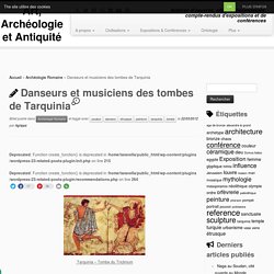 Coup de coeur : les peintures des tombes de Tarquinia