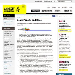 Death Penalty and Race