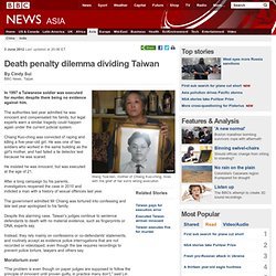 Death penalty dilemma dividing Taiwan