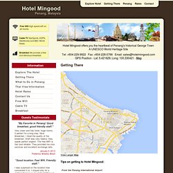 Hôtel Mingood Penang