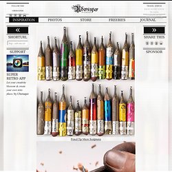 Pencil Tip Micro Sculptures