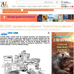 BD 2020 : pendant le confinement, “Toute la France dessine !”