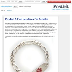 Pendant & Fine Necklaces For Females