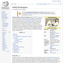 Teddy Pendergrass