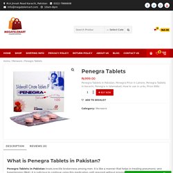 Penegra Tablets in Pakistan For Order { 0322-7866608 }