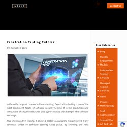 Penetration Testing Tutorial - Software Testing Company