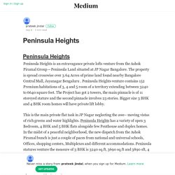 Peninsula Heights – prateek jindal – Medium