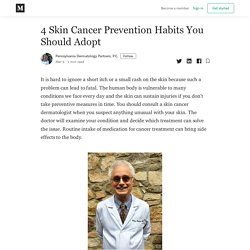 4 Skin Cancer Prevention Habits You Should Adopt