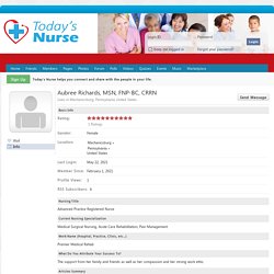 Aubree Richards, MSN, FNP-BC, CRRN - Female - United States - Pennsylvania » Social Networking Community For Nurses