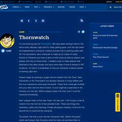 Penny Arcade - Thornwatch