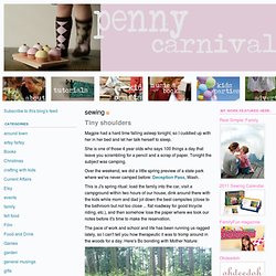 penny carnival: sewing